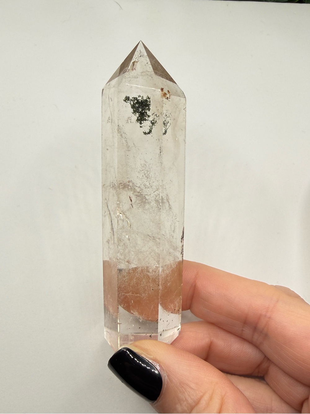 Natural Garden (Lodolite) Quartz Tower